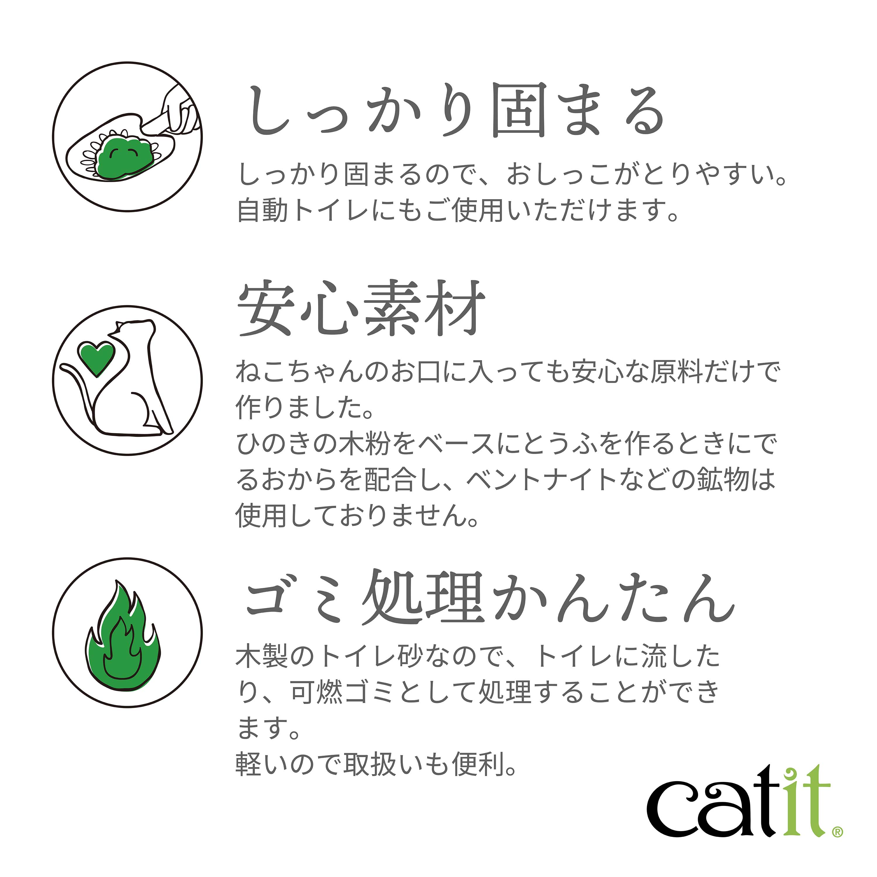 Catit ひのきの消臭砂バイオプラス 7L