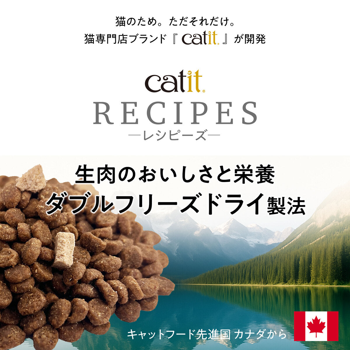 【おためしセット】Catit Recipes KITTEN 子猫用 生後12ヶ月まで （30g×5袋）