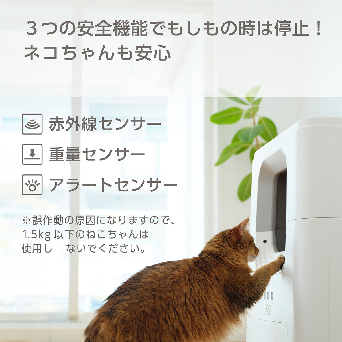 ＜月額2,750円で新品をお試し！＞PURE CAT AUTO TOILET 猫用 全自動トイレ レンタルプラン