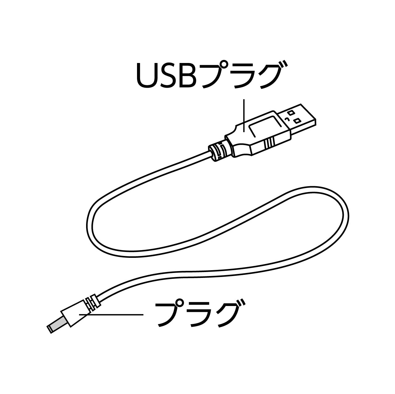 USBコード白(ピュアクリスタルミューティー/ハロー)#72703